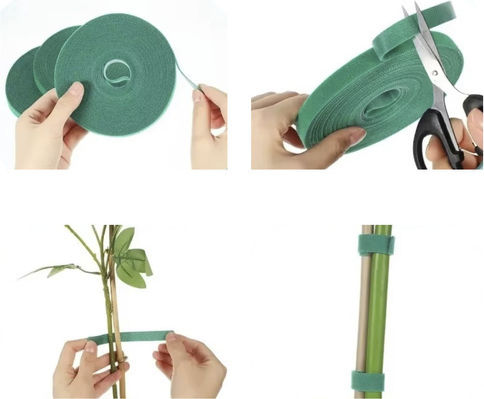 Bandă Adezivă cu Cârlig și Buclă Verde 5mx10mm