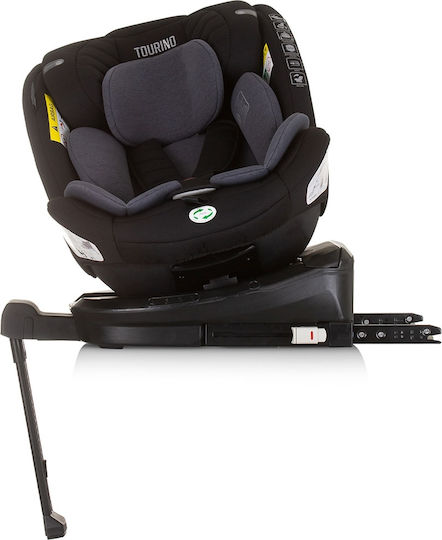 Chipolino Tourino Scaun Auto pentru Copii i-Size cu Isofix Negru 0-36 kg