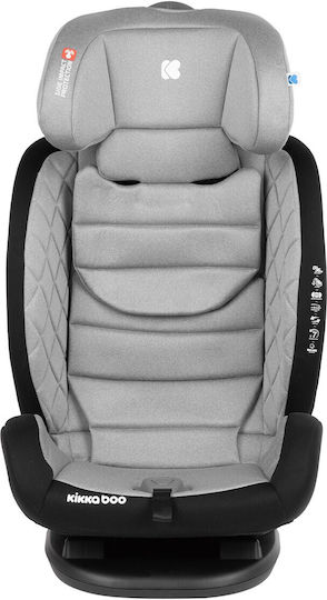 Kikka Boo Multistage Детско Столче за Кола с Isofix Светло сиво 0-36 кг