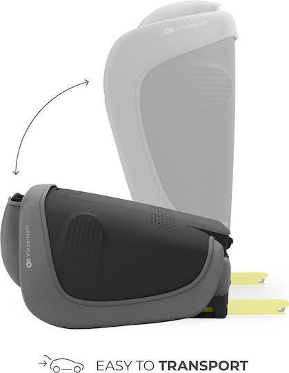 Kinderkraft Unity 2 Καθισματάκι Αυτοκινήτου High-back Booster i-Size με Isofix Grey