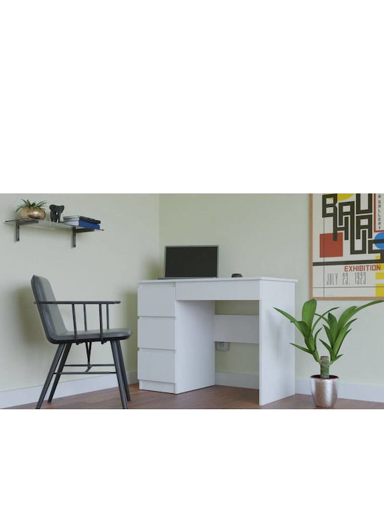 Schreibtisch Holz White 98x51x76cm