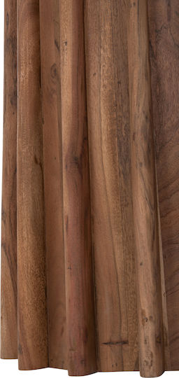 Draxx Ovaler Esszimmertisch aus Massivholz Schwarz 200x100x76cm
