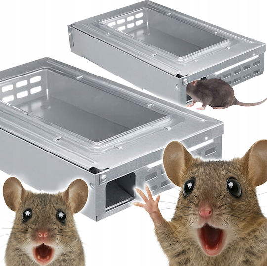 Metal Animal Traps 26x16x4.5cm ZD1TRA3QWSUSE01