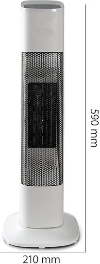 Lin Heizlüfter Boden Weiß 2000W