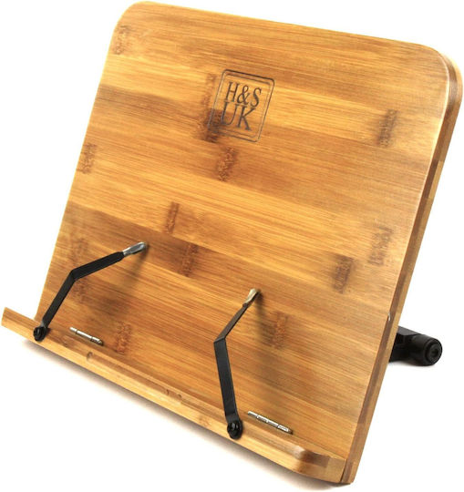 Suport Reglabil Pentru Carte De Rețete Din Bambus Hands 34 X 1.1 X 24 Cm