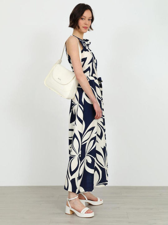 Rochie De Vară Midi Pentru Nuntă / Botez Albastră