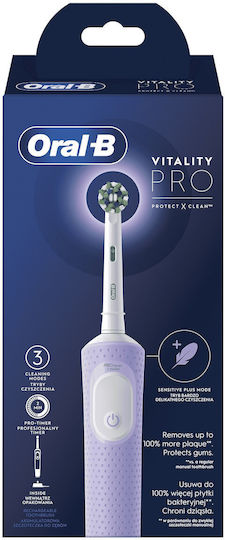 Oral-B D103 Ηλεκτρική Οδοντόβουρτσα Λιλά
