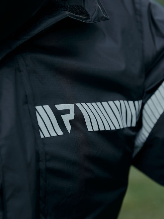 Rebelhorn Horizon Male Motorcycle Rain Jacket Black Colour