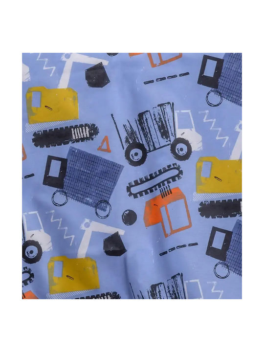 Melinen Cotton Single Sheets Set with Elastic Band 170x270cm 3 Pieces