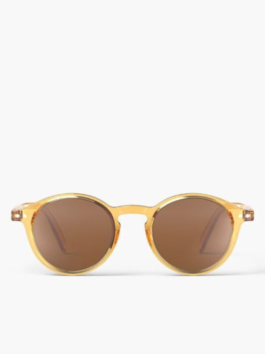 Izipizi #d Οβάλ Παιδικά Γυαλιά Ηλίου με Polarized Καθρέφτη Φακό Καφέ για 7-11 Ετών