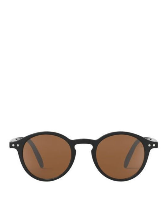 Izipizi Oval Kids Sunglasses with Polarized Mirror Lens Black for 7-11 Years