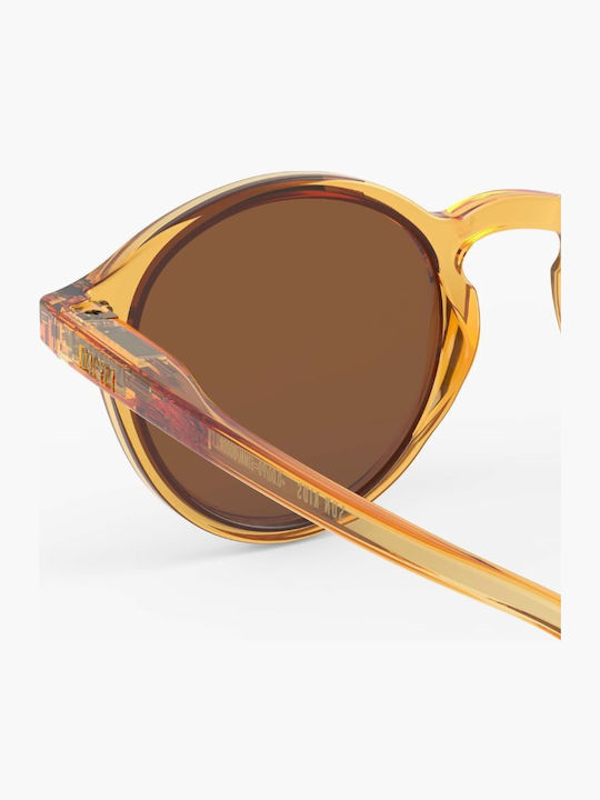 Izipizi Oval Kids Sunglasses with Polarized Mirror Lens Brown for 3-5 Years