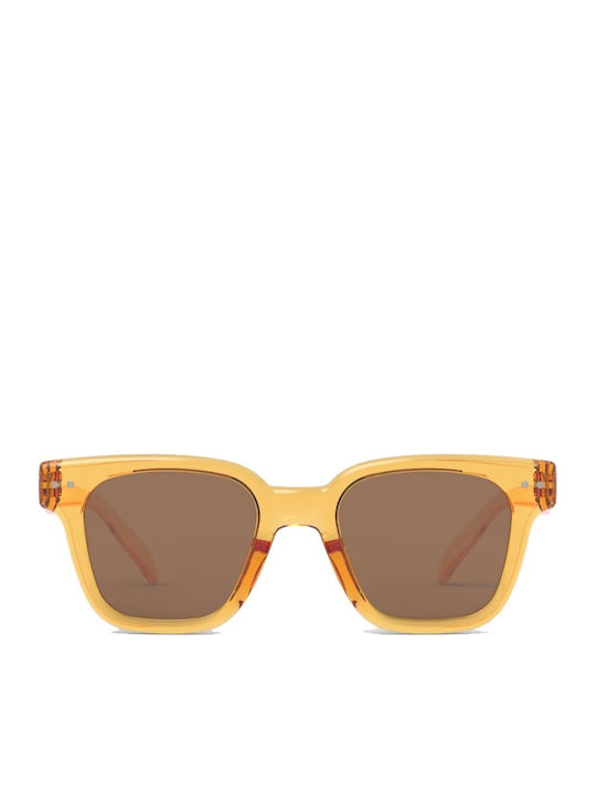 Izipizi Square Kids Sunglasses with Mirror Lens Brown for 7-11 Years