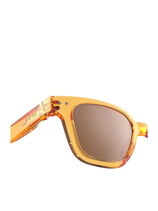 Izipizi Square Kids Sunglasses with Mirror Lens Brown for 7-11 Years