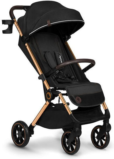 Lionelo Cloe Kinderwagen Geeignet ab 6+ Monaten Black Onyx