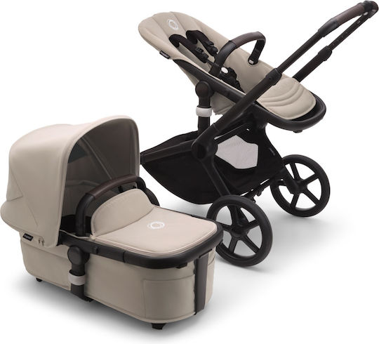 Bugaboo Fox 5 Регулируема Бебешка Количка 2 в 1 Подходяща за Новородено Desert Taupe Melange 9.9kg