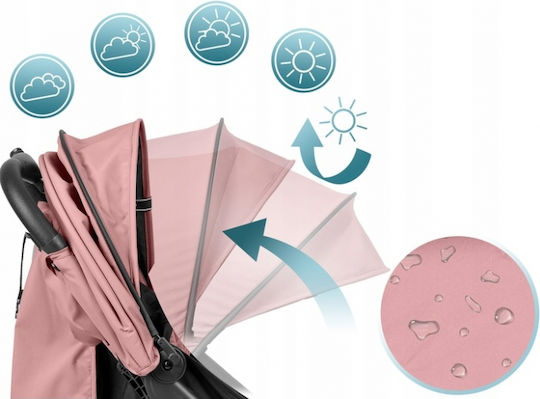 Nukido Paseo Καρότσι Μωρού Kατάλληλο για Nεογέννητο Pink 7.3kg