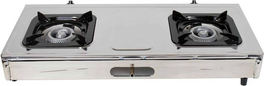 Zilan Floria Countertop Liquid Gas Double Inox Hearth