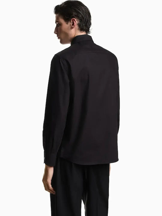 Emporio Armani Cămașă Regular Fit Neagră Emporio Armani Cămașă Regular Fit Neagră