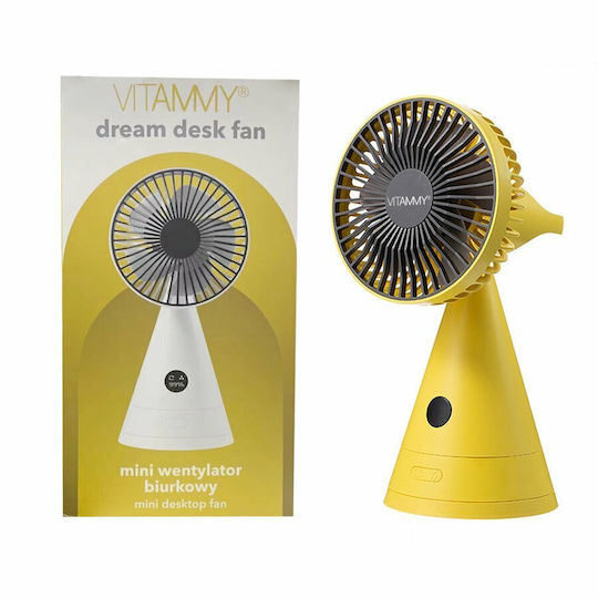 Vitammy Dream Desk Fan Yellow