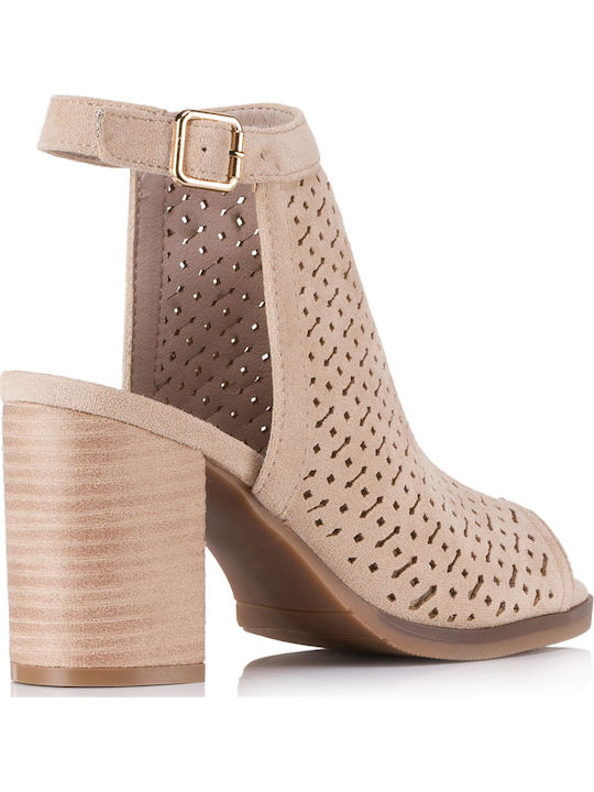 Damen Sandalen Braun