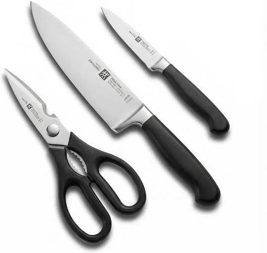 Zwilling J.A. Henckels Set Metalic de Gătit 3buc Negru Block Set Of 2 Knives And Scissors