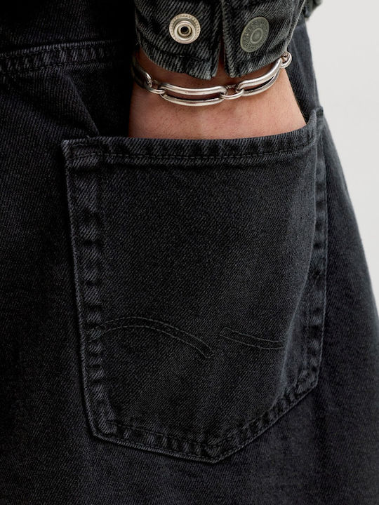 Herren Shorts Denim Schwarz