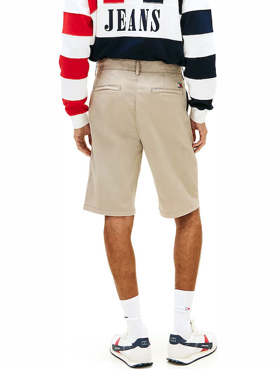 Tommy Hilfiger Ανδρική Βερμούδα Chino Μπεζ