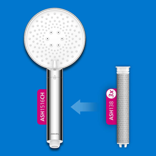 Philips Water Filter Replacement for Shower 3pcs