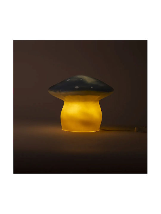 Egmont Led Kids Decorative Lamp Mushroom Medium Blue 26x26x20εκ.