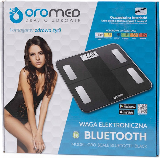 Oromed Oromed Smart Bathroom Scale with Bluetooth Black
