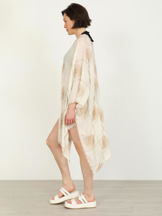 Doca Women's Beach Caftan Ecru