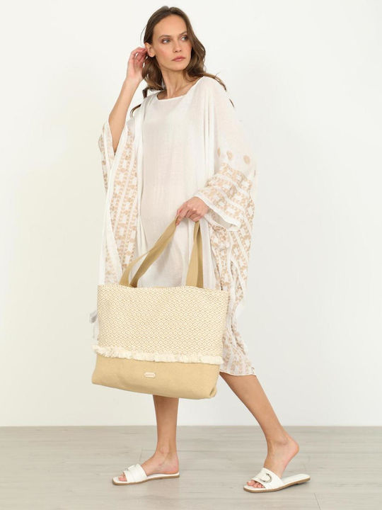 Doca Women's Beach Caftan White