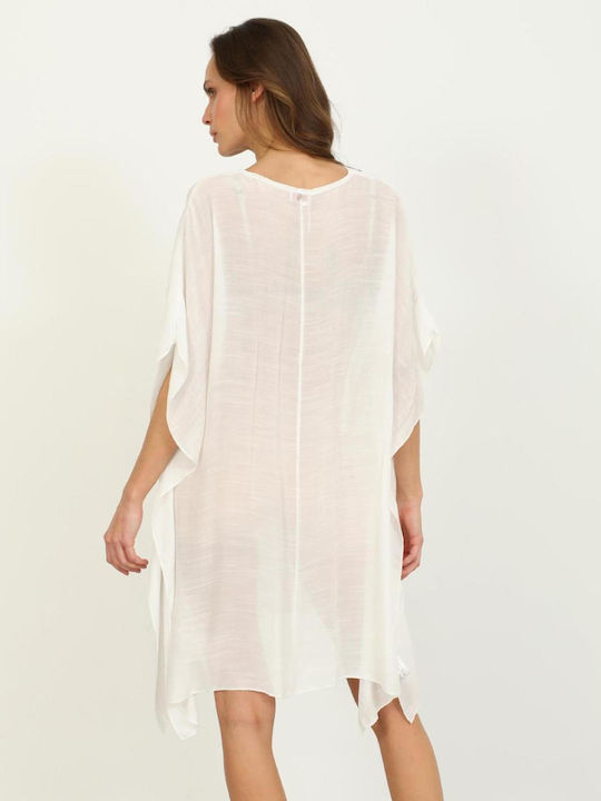 Doca Kaftan Damenbademode Weiß Doca Kaftan Damenbademode Weiß