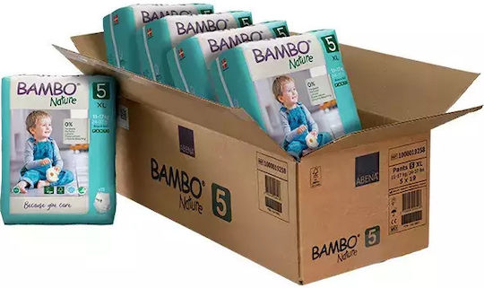 Bambo Nature Памперси гащи № 5 за 12-17kg 19бр