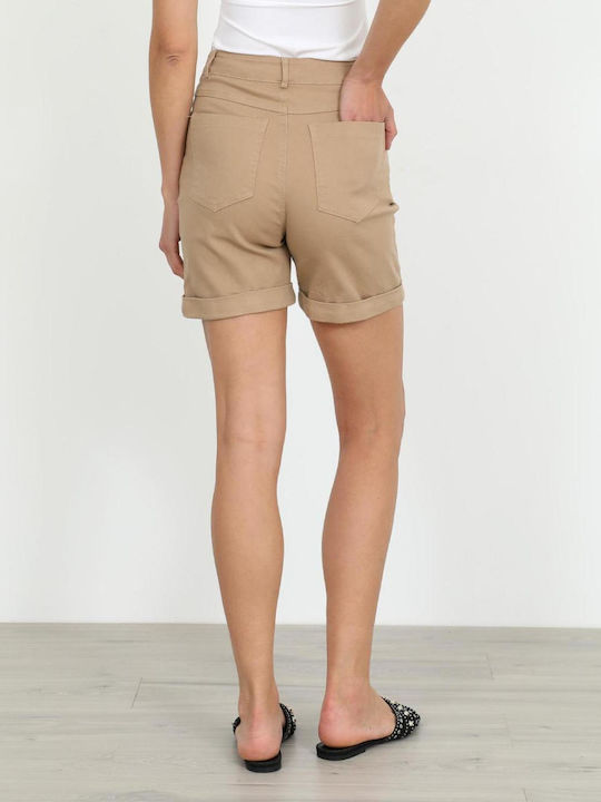 Women's Jean Shorts Beige