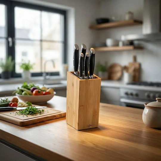 Kuchenprofi Knives Stand Bamboo 6pcs