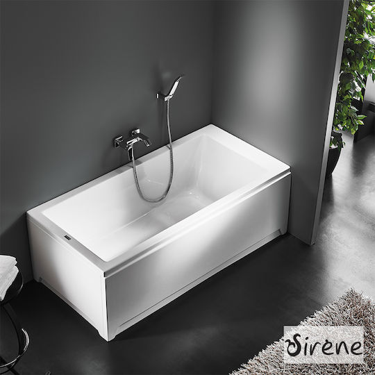 Sirene Cubic Badewanne Acryl mit Hydrotherapie 170x80cm