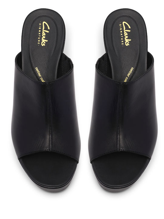 Sabina Summer Women's Platform Slippers Style Black