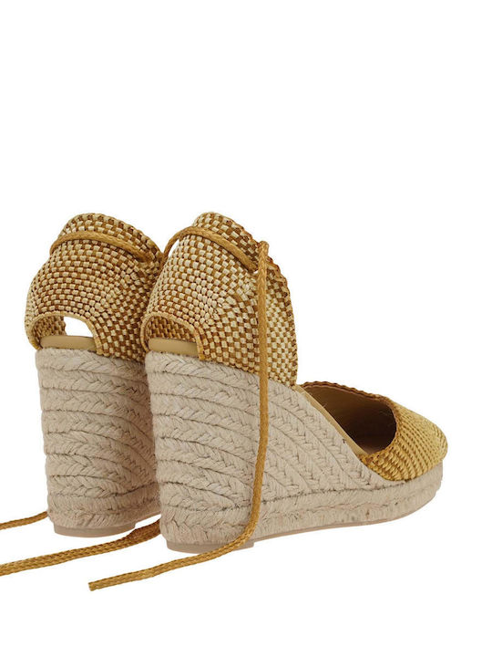 Cora 8 Summer Women's Platform Espadrilles Style Gold