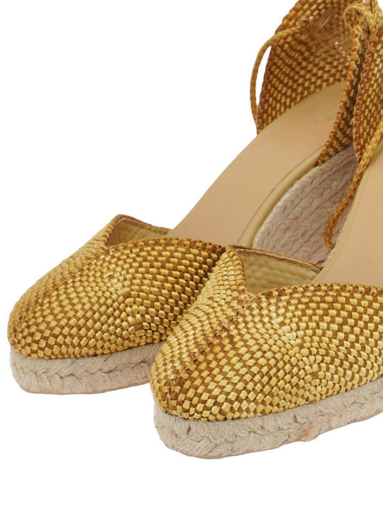 Cora 8 Summer Women's Platform Espadrilles Style Gold