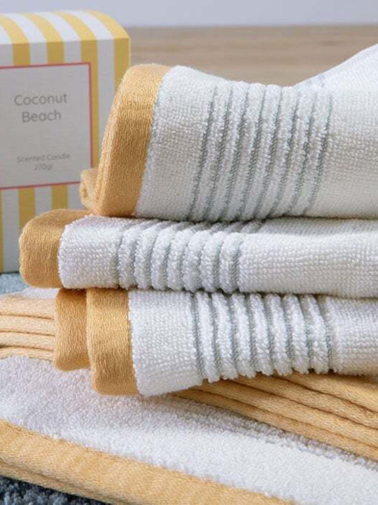Nef-Nef Homeware Кърпа За Ръце Vertia Синя 30x50см Синя Тегло 550гр/м²