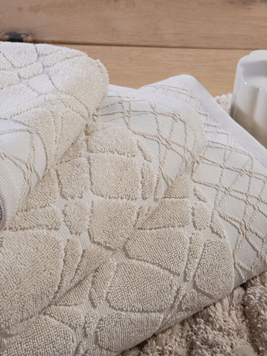 Nef-Nef Homeware Hand Towel Breylo 30x50cm Ecru Weight 550gsm