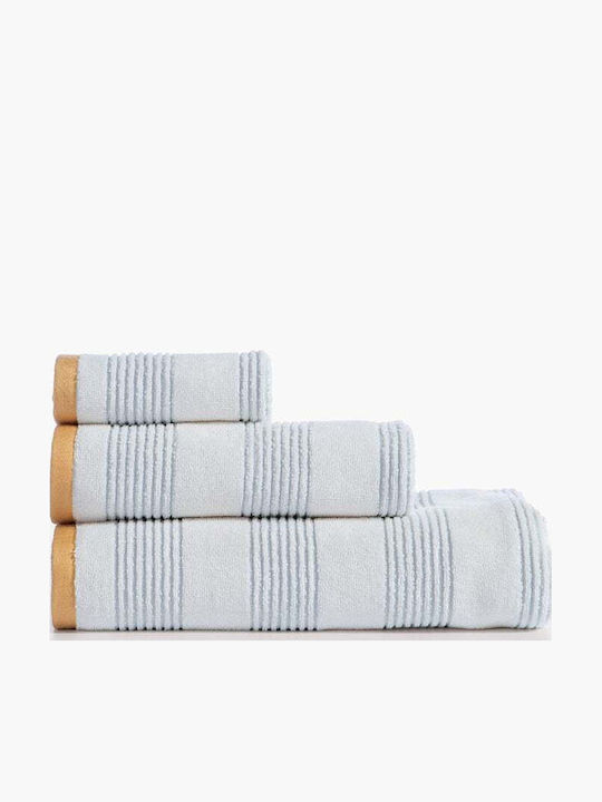 Nef-Nef Homeware Кърпа За Ръце Vertia Синя 30x50см Синя Тегло 550гр/м²