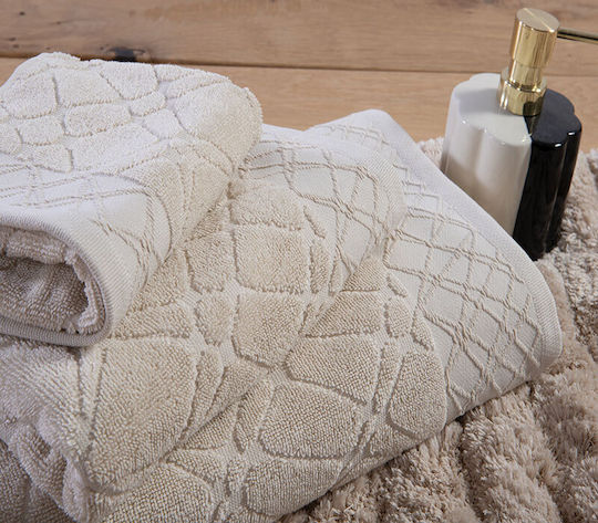 Nef-Nef Homeware Hand Towel Breylo 30x50cm Ecru Weight 550gsm
