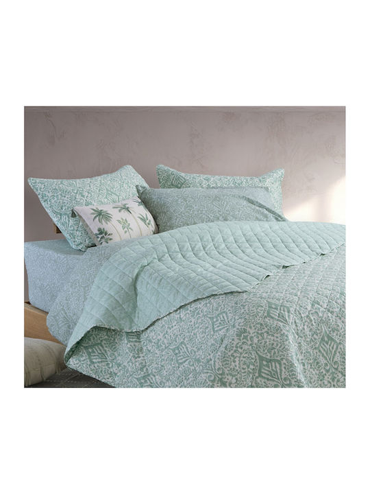 Nef-Nef Homeware Jetrix Κουβερλί Ημίδιπλο Microfiber Green 180x240cm