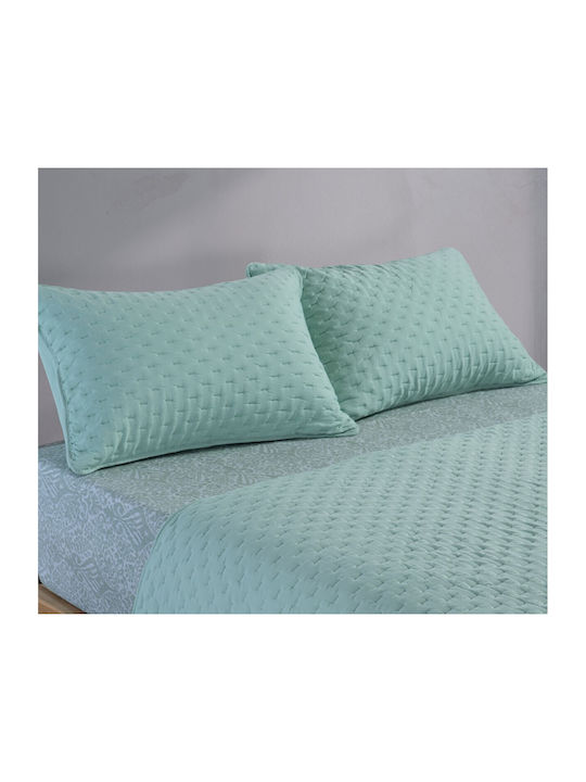 Nef-Nef Homeware Adelle Coverlet Super King Microfiber Green 230x240cm