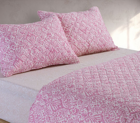 Nef-Nef Homeware Jetrix Tagesdecke Halbdoppel Microfaser Beere 180x240cm