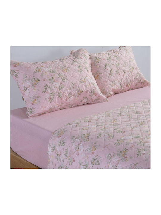 Nef-Nef Homeware Dreamel Κουβερλί Ημίδιπλο Microfiber Pink 180x240cm