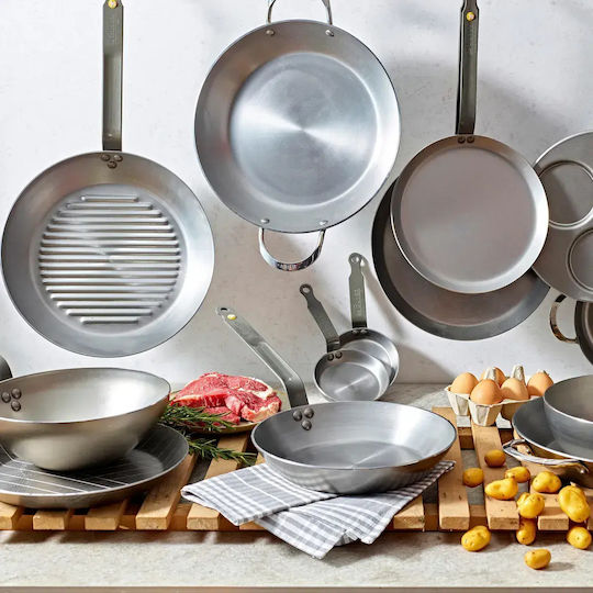 De Buyer Mineral B Element Wok από Αλουμίνιο με Επίστρωση από Πέτρα 24cm
